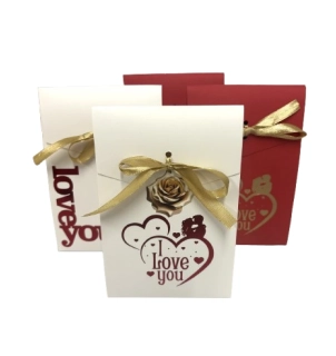 Talianske čokoládové pralinky - papier I LOVE YOU MIX 60g