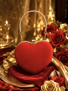 Talianske čokoládové pralinky - Semiš HEART Red 240g